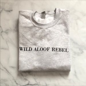Wild Aloof Rebel Unisex Crewneck Sweatshirt